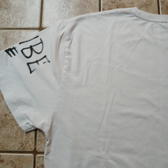 #0189 Men's Akoo White T-Shirt Exclusive Of Design Size Large - Picture 12 of 16